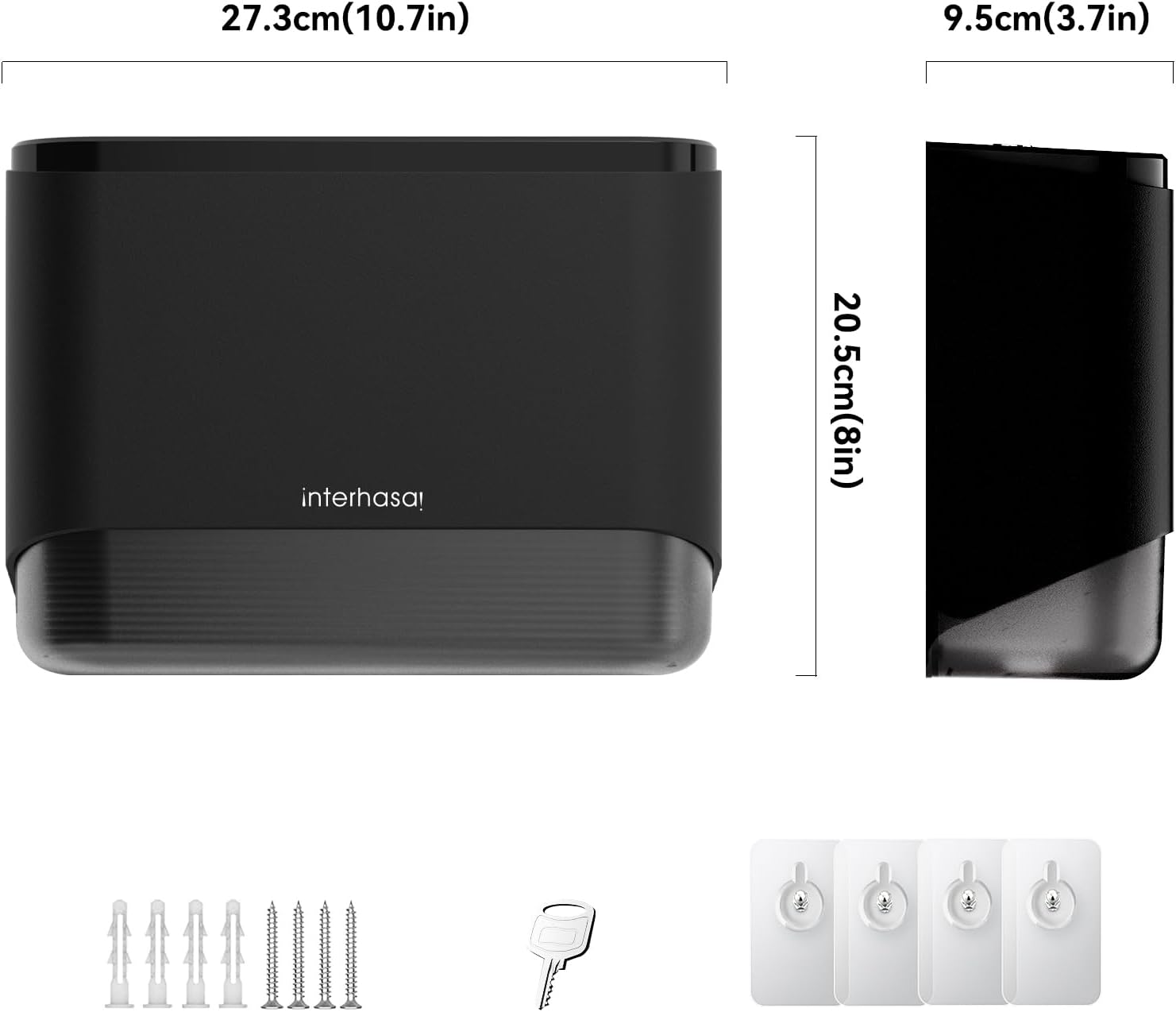 Paper Towel Dispenser Wall-Mounted for Bathroom Commercial Use