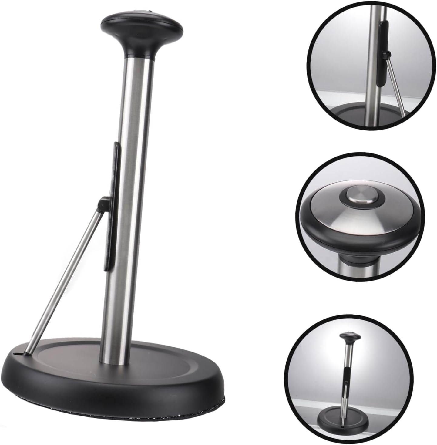 Garneck Stainless Steel Roll Tissue Holder Easy to Clean