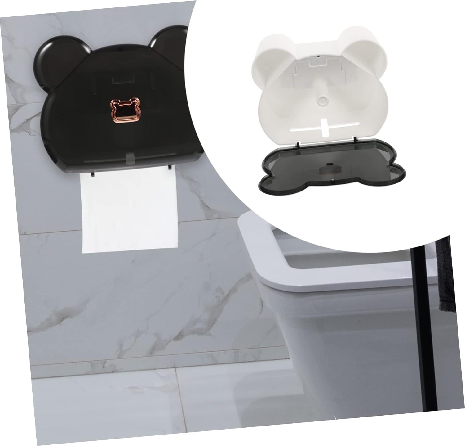 Wall-Mounted Bath Tissue Holder Catiebye