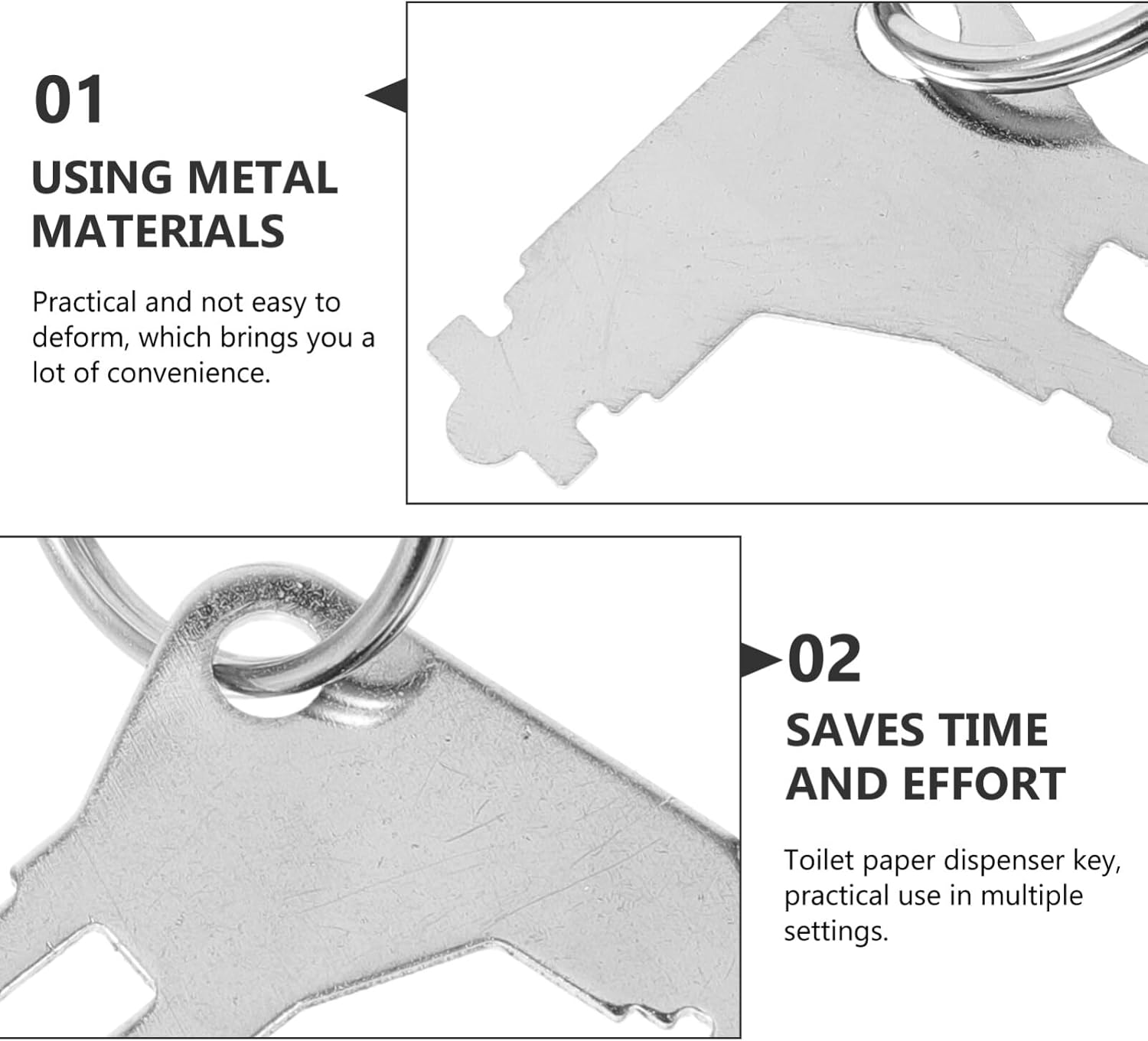 Multi-Functional Paper Dispenser Keys for Home or Business jojofuny