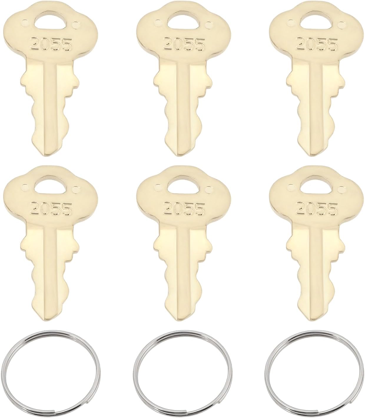 6pcs 2055 Towel Dispenser Key with Ring for Bradley