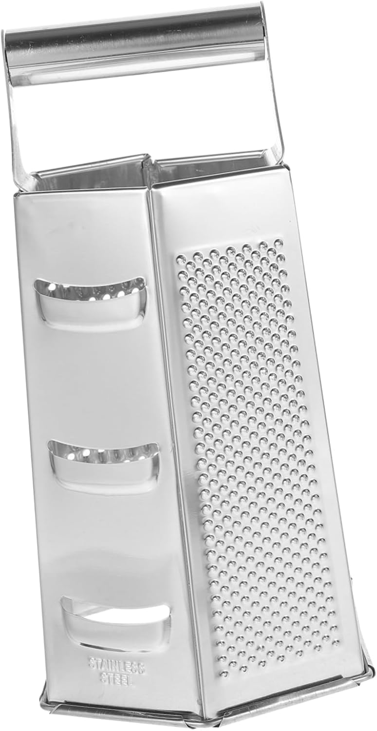 Stainless Steel Grater with 6 Shape Slicing Function Reusable Cooking Tool
