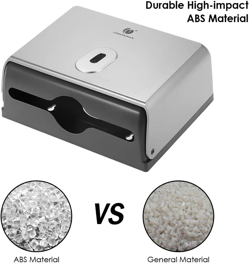 Toilet Tissue Dispenser Wall Mounted Silver