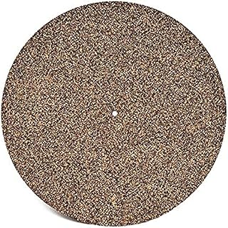 Tapis de plateau tournant en caoutchouc et liège de 3 mm pour disque vinyle LP 12″ Résistant aux chocs Réduit le bruit causé par l’électricité statique et la poussière (plus papier kraft) - Les Beatles, Paul McCartney, John Lennon, RIngo Starr, George Harrison