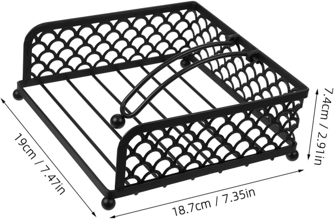 GRIRIW Napkin Holder Weighted Arm Square