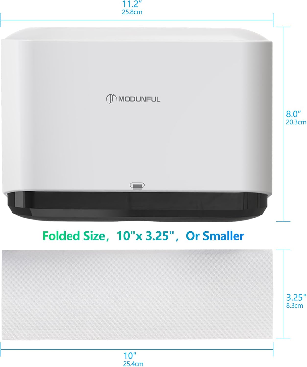 Premium Folded Paper Towel Dispenser Wall Mount