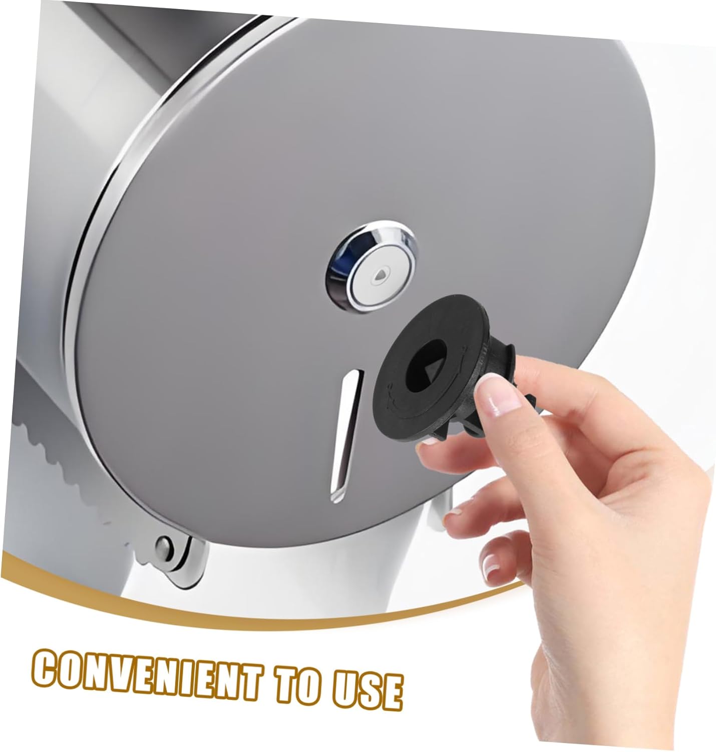 Secure Dispenser Lock for Toilet Paper Towels