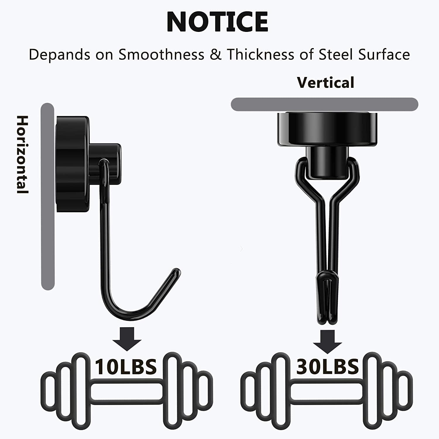Professional Heavy-Duty Magnetic Hooks