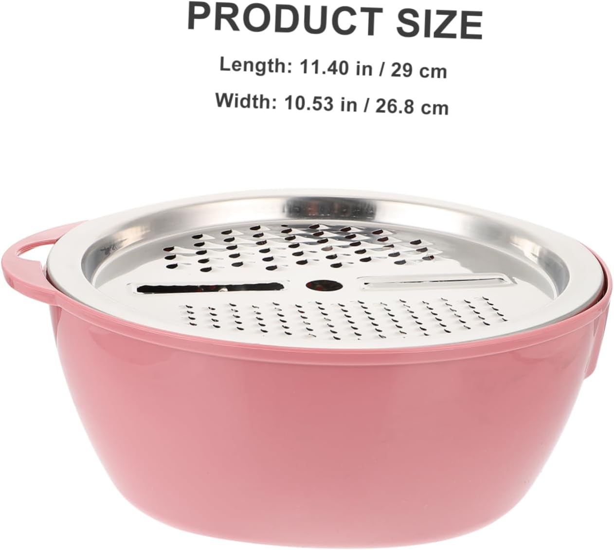 Manual Rice Washer and Grater Set Durable Stainless Steel Tool for Kitchen