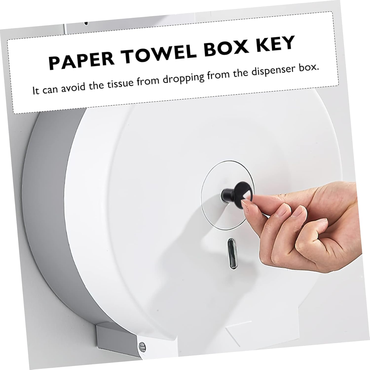 4-Pack Dispenser Key Set for Durable Compact Towels in Restrooms