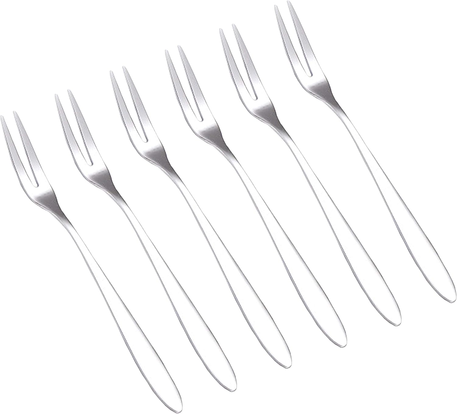 6-Piece Professional Escargot Forks for Shellfish Tasting