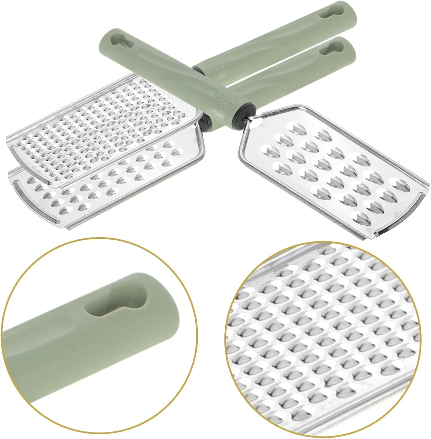 3-Piece Cheese Grater Set by OUNONA