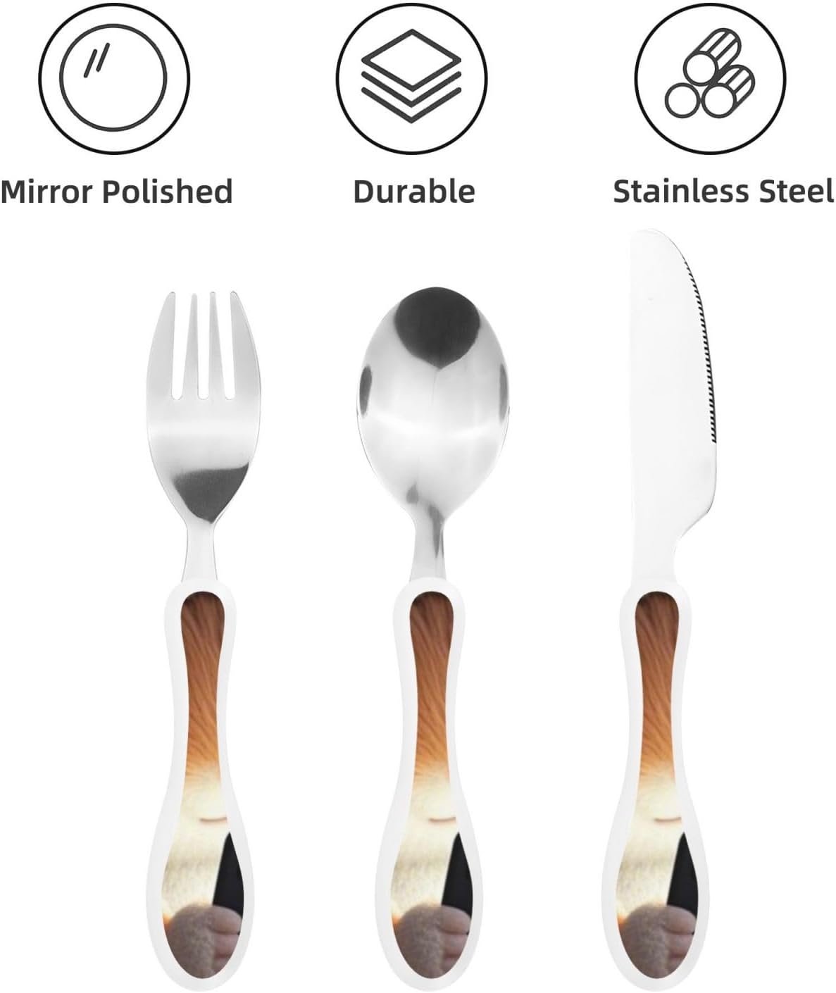 Paulist Reusable Stainless Steel Cutlery Set with Case for Travelers