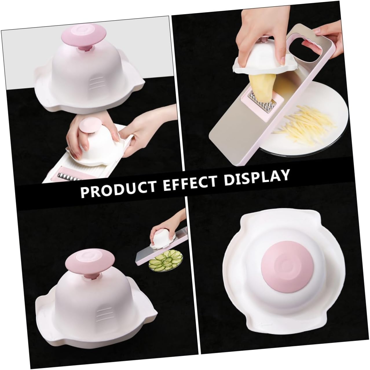Luxshiny Ergonomic Mandoline Slicer Professional Kitchen Tool with Safety Guards