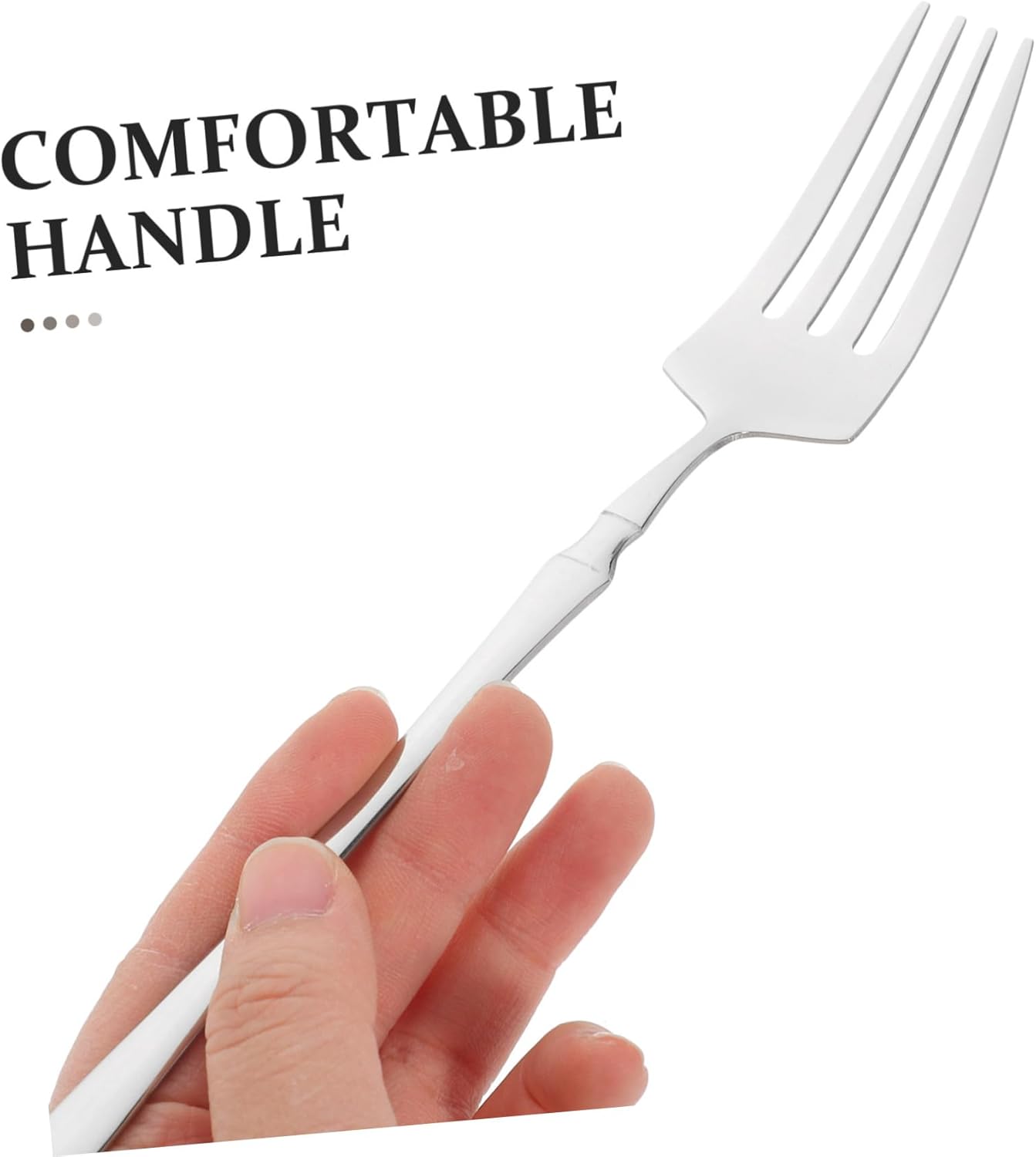 Cabilock Elegant Stainless Steel Dinnerware Set 5-Piece Flatware Heat Resistant