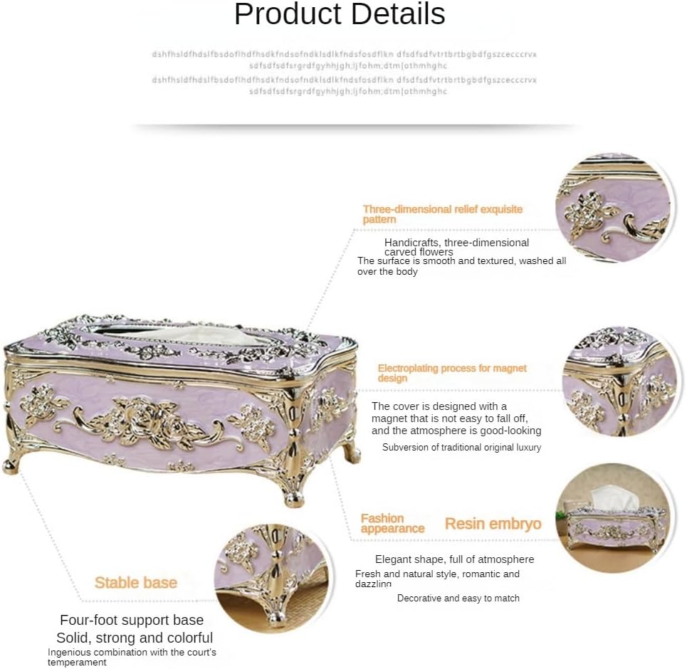 Romantic Rose Tissue Holder