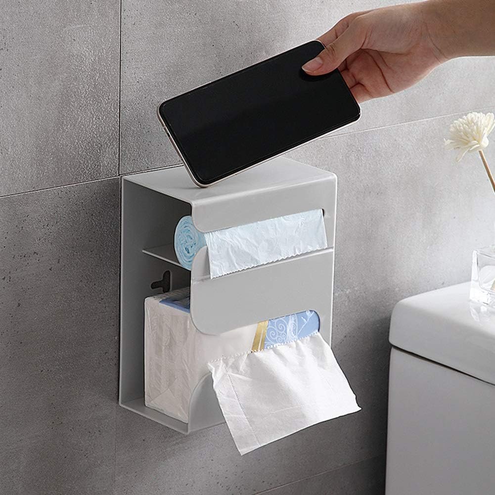 Wall-Mounted Tissue Holder 10 x 9 x 8 inches