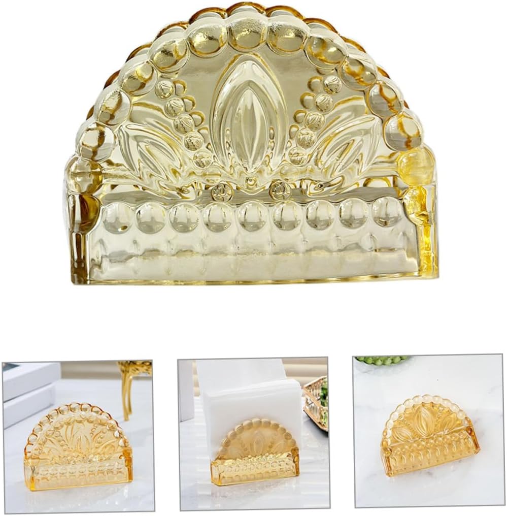 Durable Glass Napkin Holder for Dining