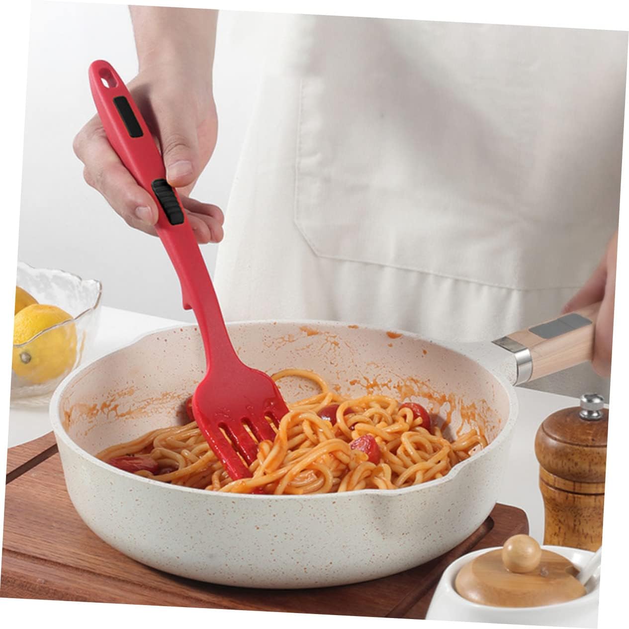 LIFKOME 2Pcs Portable Ergonomic Dinner Forks
