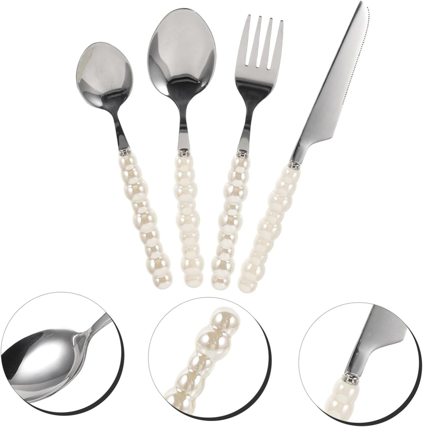 PRETYZOOM Premium Dinner Fork Cutter Set