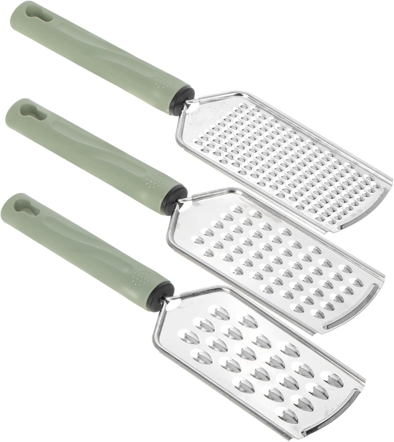 Ergonomic Handheld Cheese Grater Stainless Steel