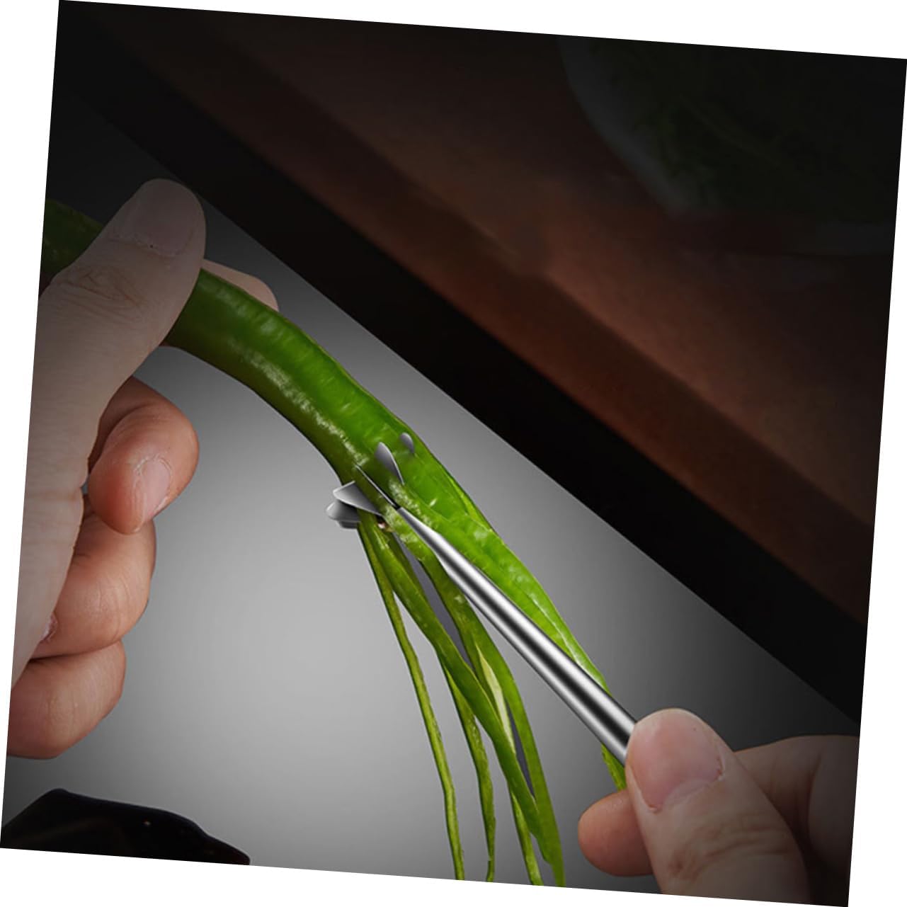 Scallion Slicer 1pc Green Onion and Scallion Tool Portable Kitchen Essential