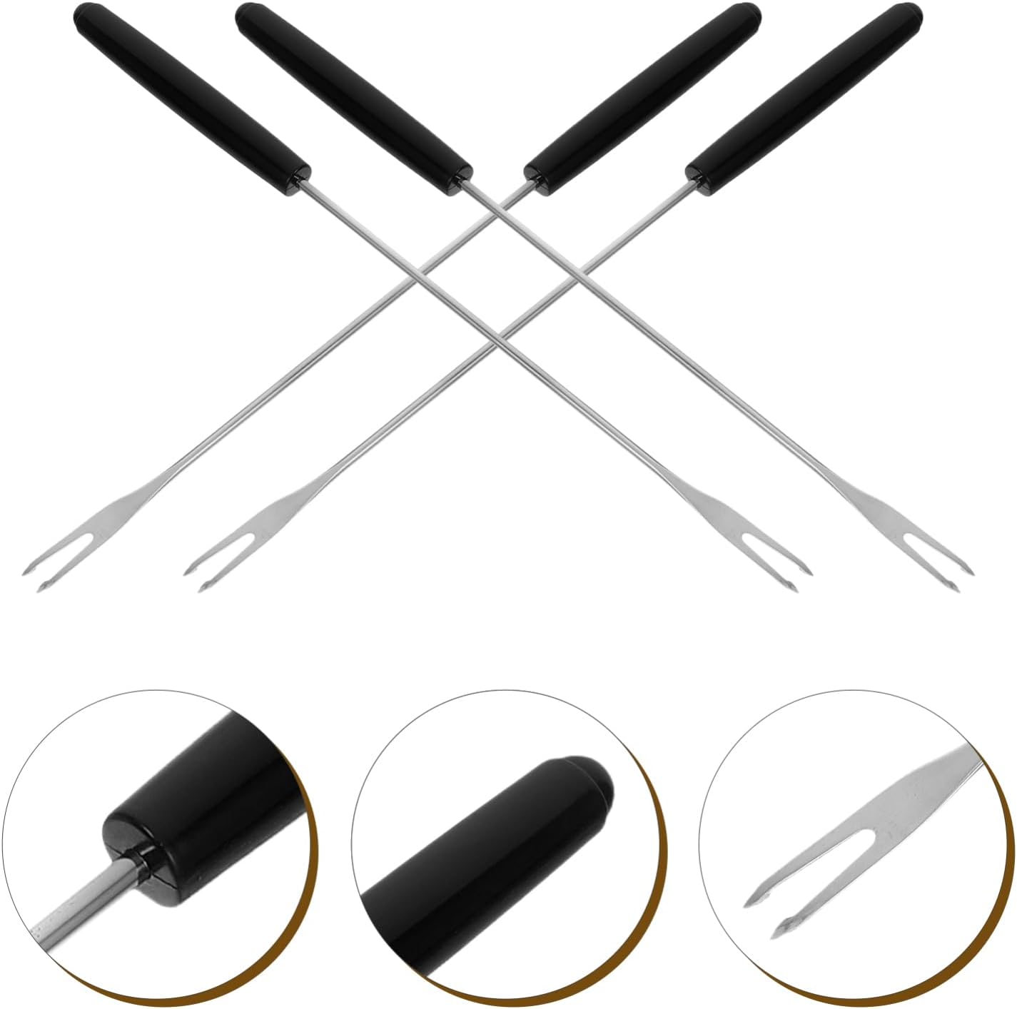 Zerodeko Elegant 6-piece Fondue Fork Set