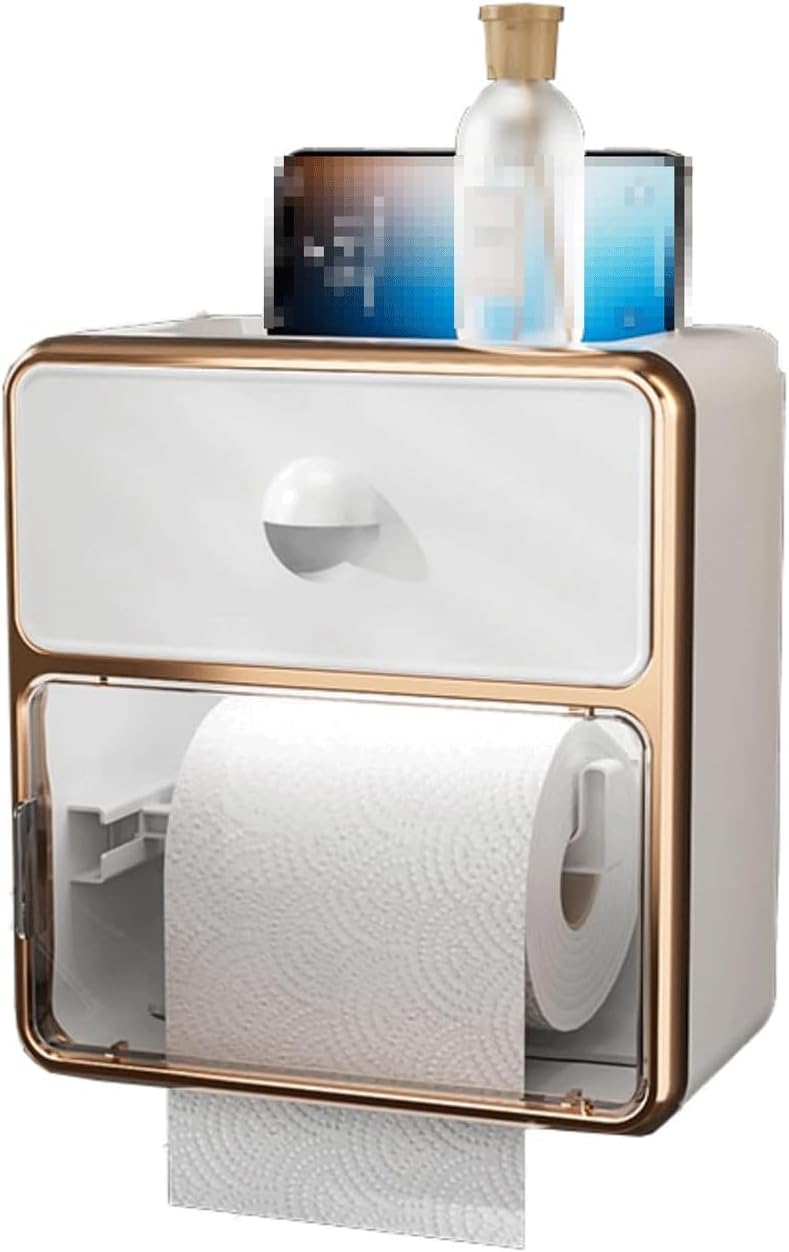 Commercial Paper Towel Holder with Drawer and 3 Outlets