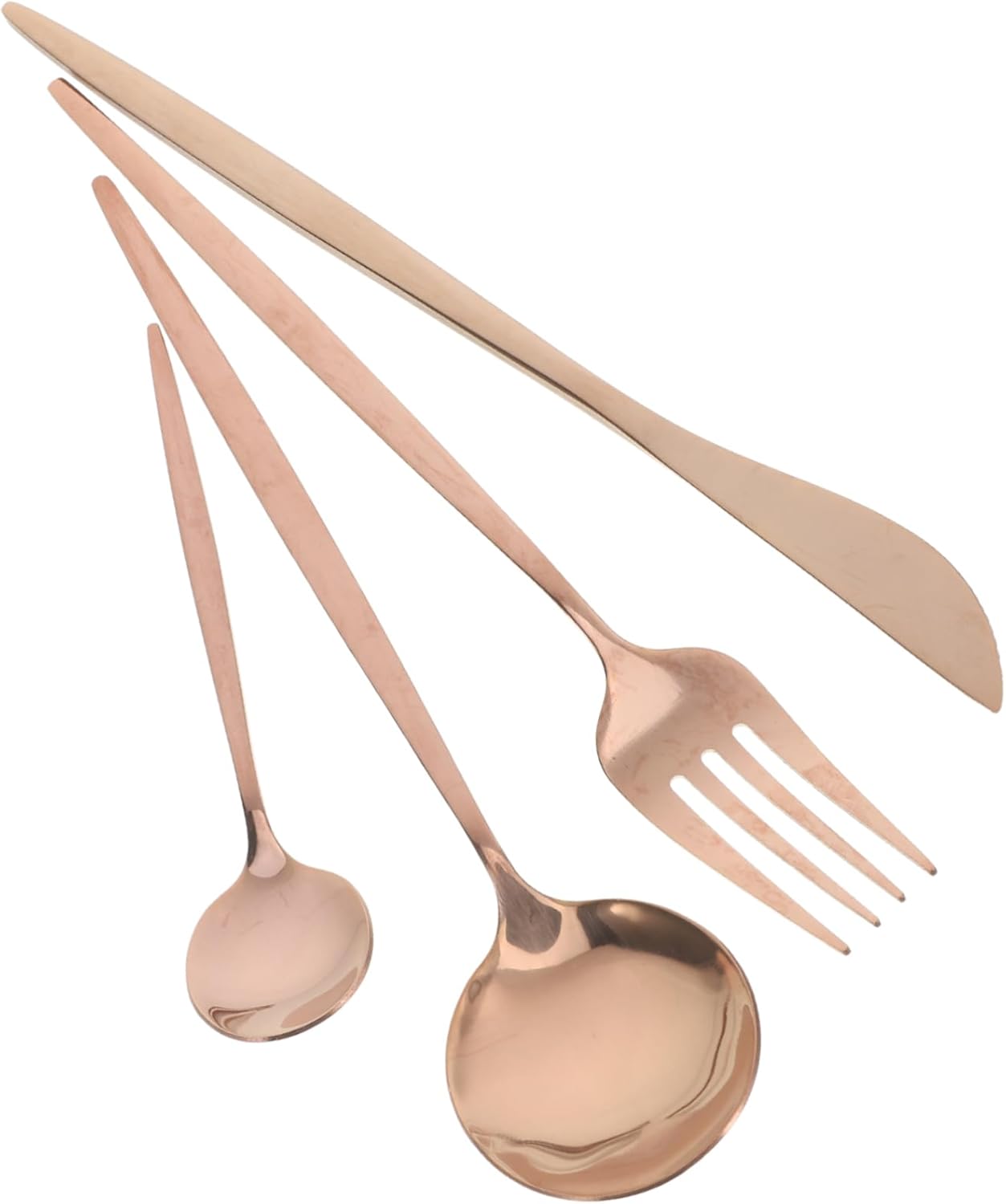 Stylish Gold Spoons Fork Set for Parties Events