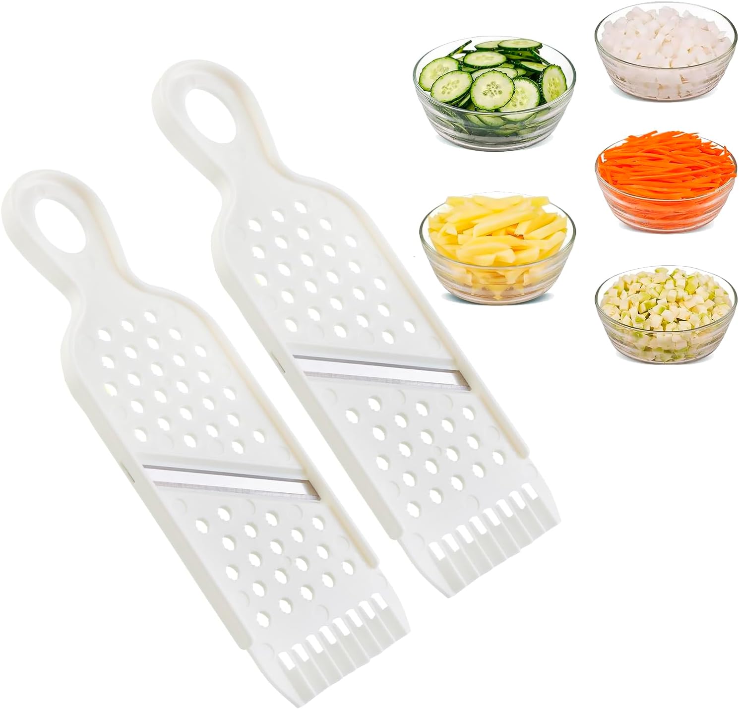 High-Quality 3-in-1 Mandoline Slicer for Vegetables and More