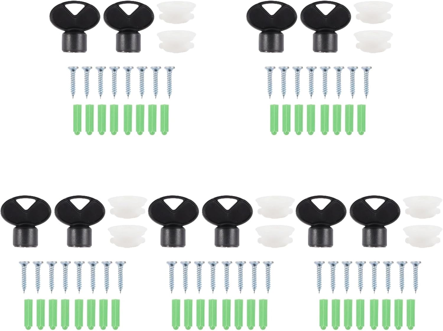 Triangular Replacement Keys for Toilet Paper Dispensers 2 Count