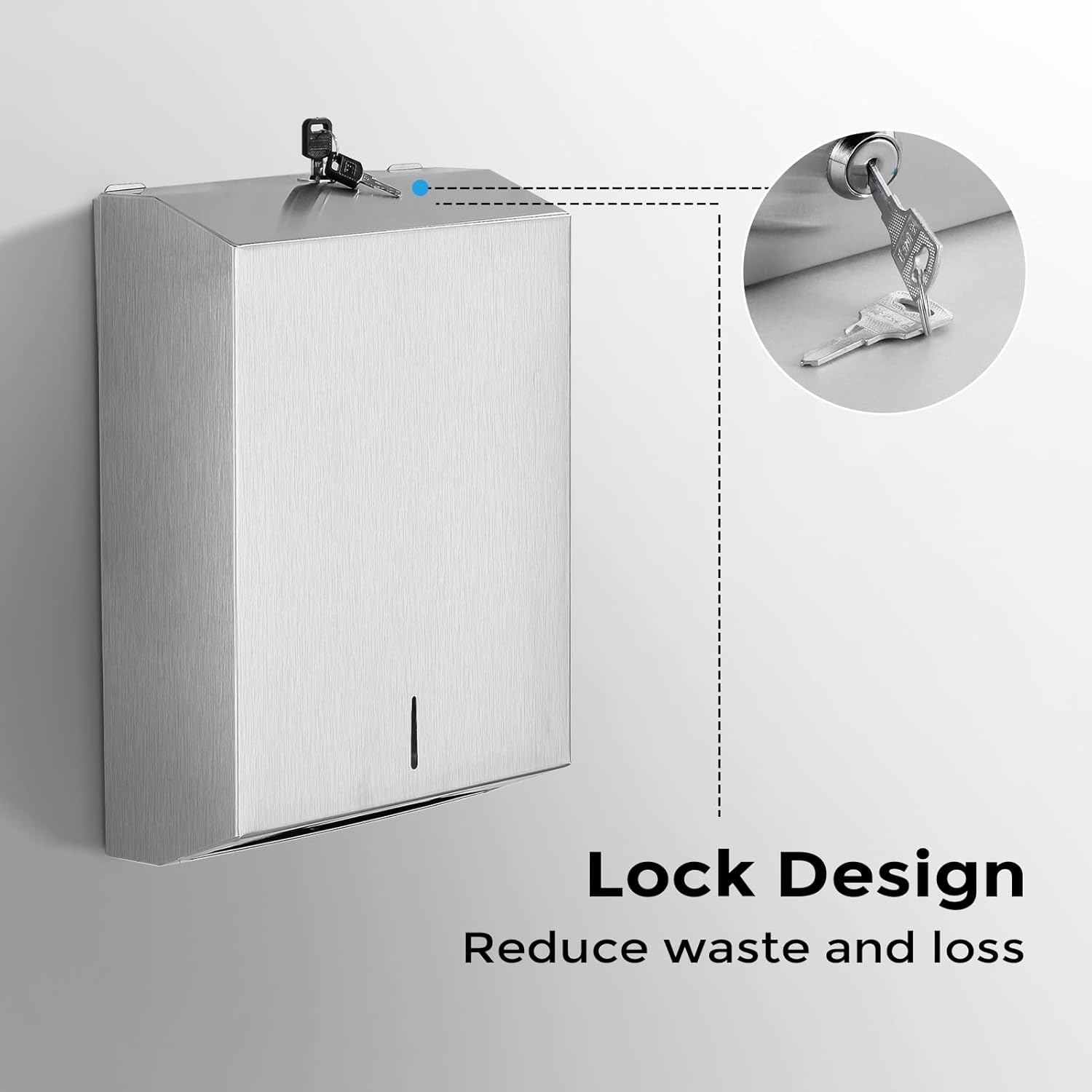 Durable Stainless Steel Hand Towel Dispenser