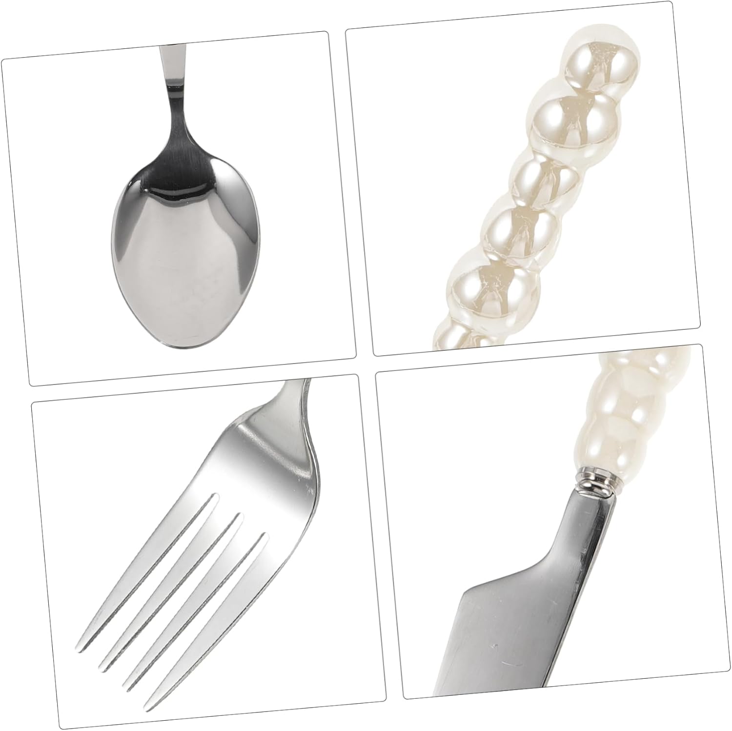 PRETYZOOM Premium Dinner Fork Cutter Set