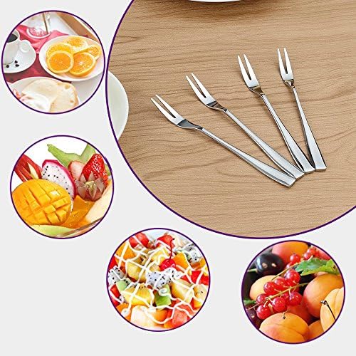 Elegant Small-Size Stainless Steel Two-Prong Forks