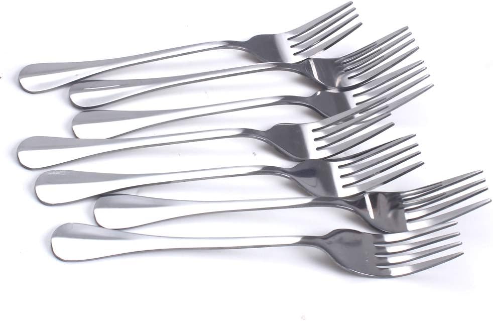 12-Piece Stainless Steel Flatware Set Extra Silverware Replacement Forks