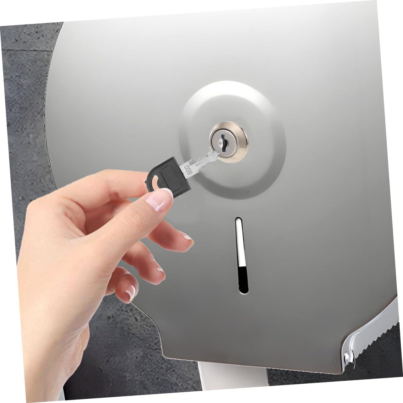 Adjustable Tissue Box Dispenser Key for Home Office Use