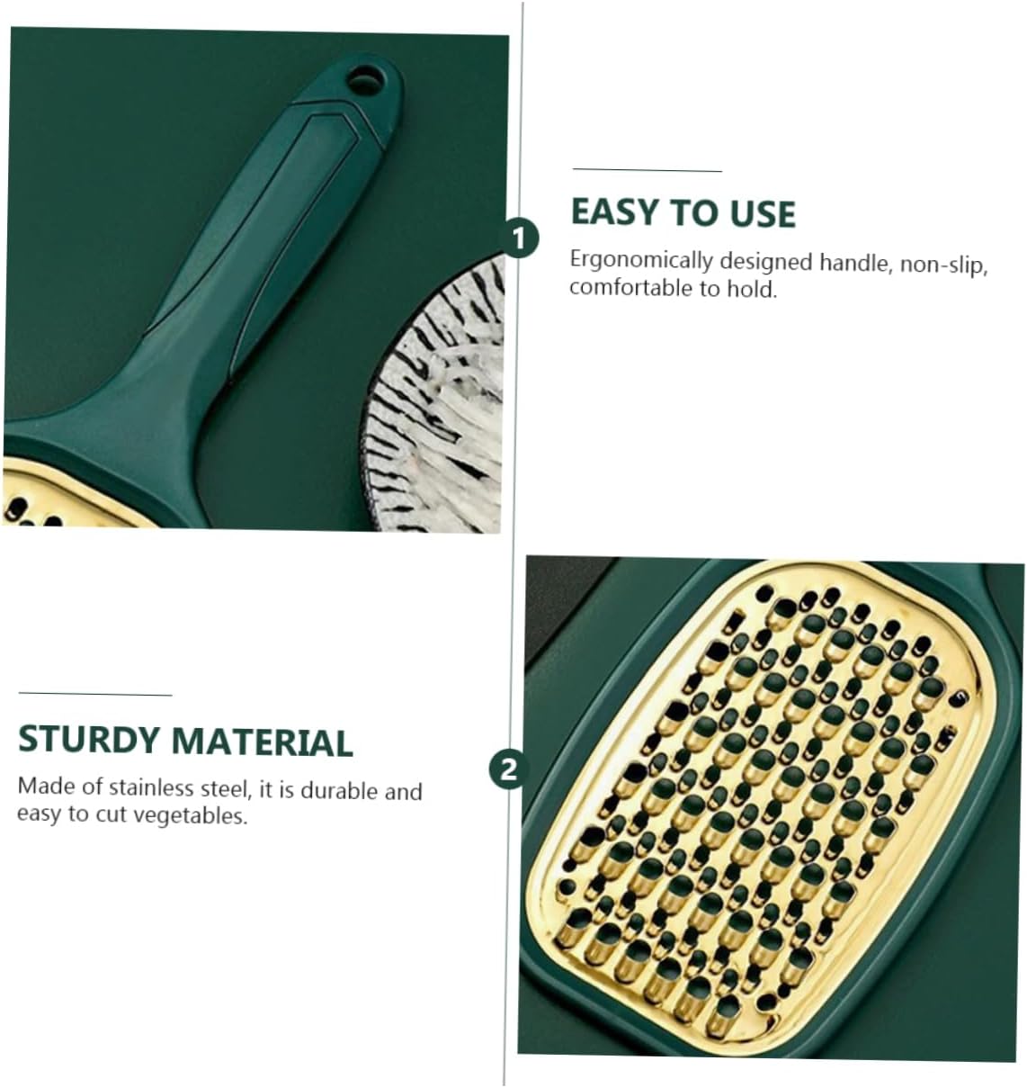 Zerodeko compact and durable vegetable grater Safe and easy to use