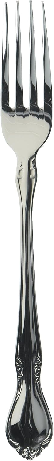 Winco Chantelle Stainless Steel Dinner Forks 8 Inch 12 Pack