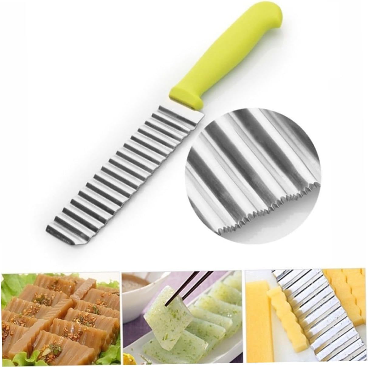 Stainless Steel Potato Freyr Cutter -Professional Kitchen Chopper for Potatoes More