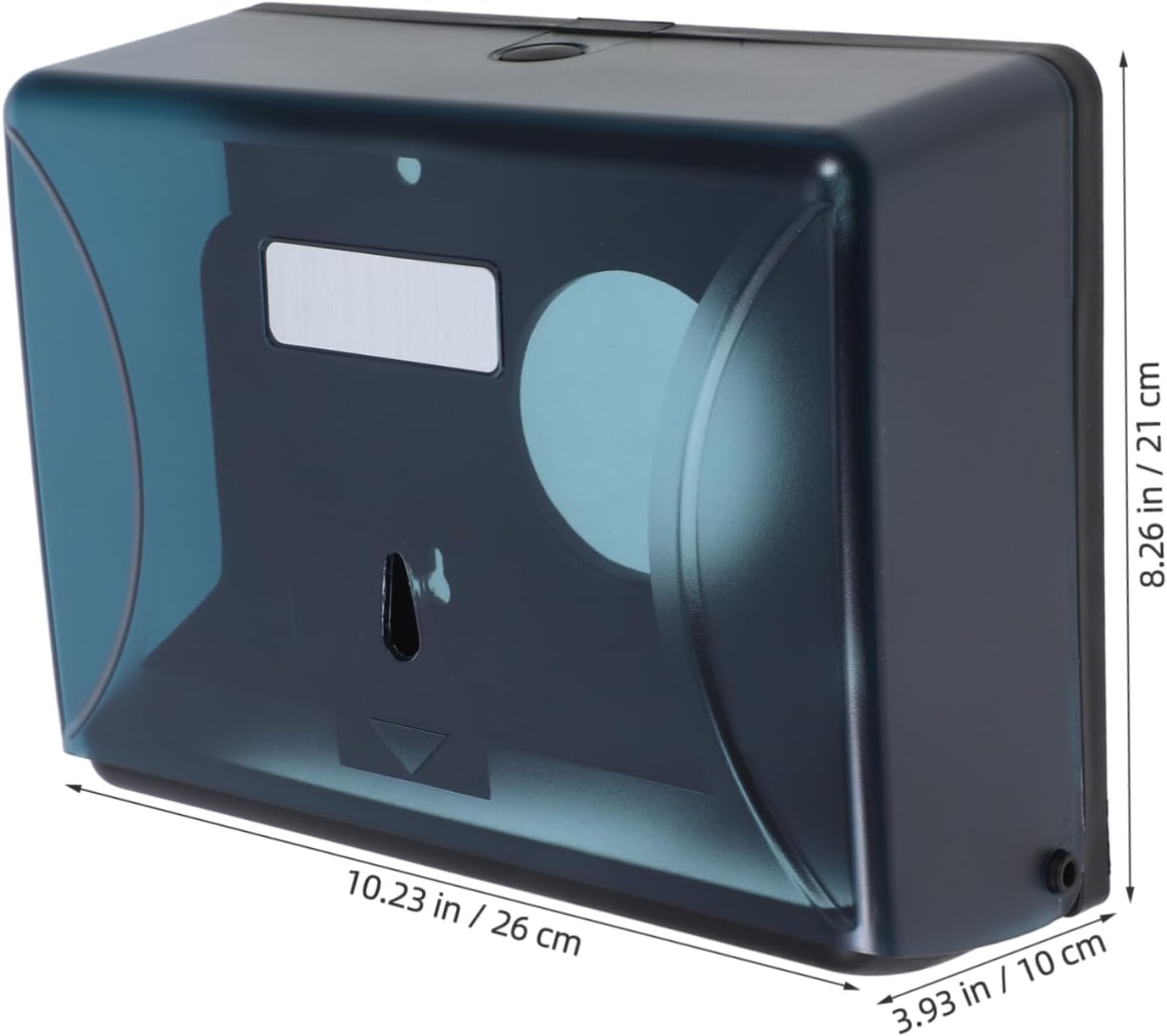 PartyKindom Wall-Mounted Paper Towel Dispenser Dark Blue