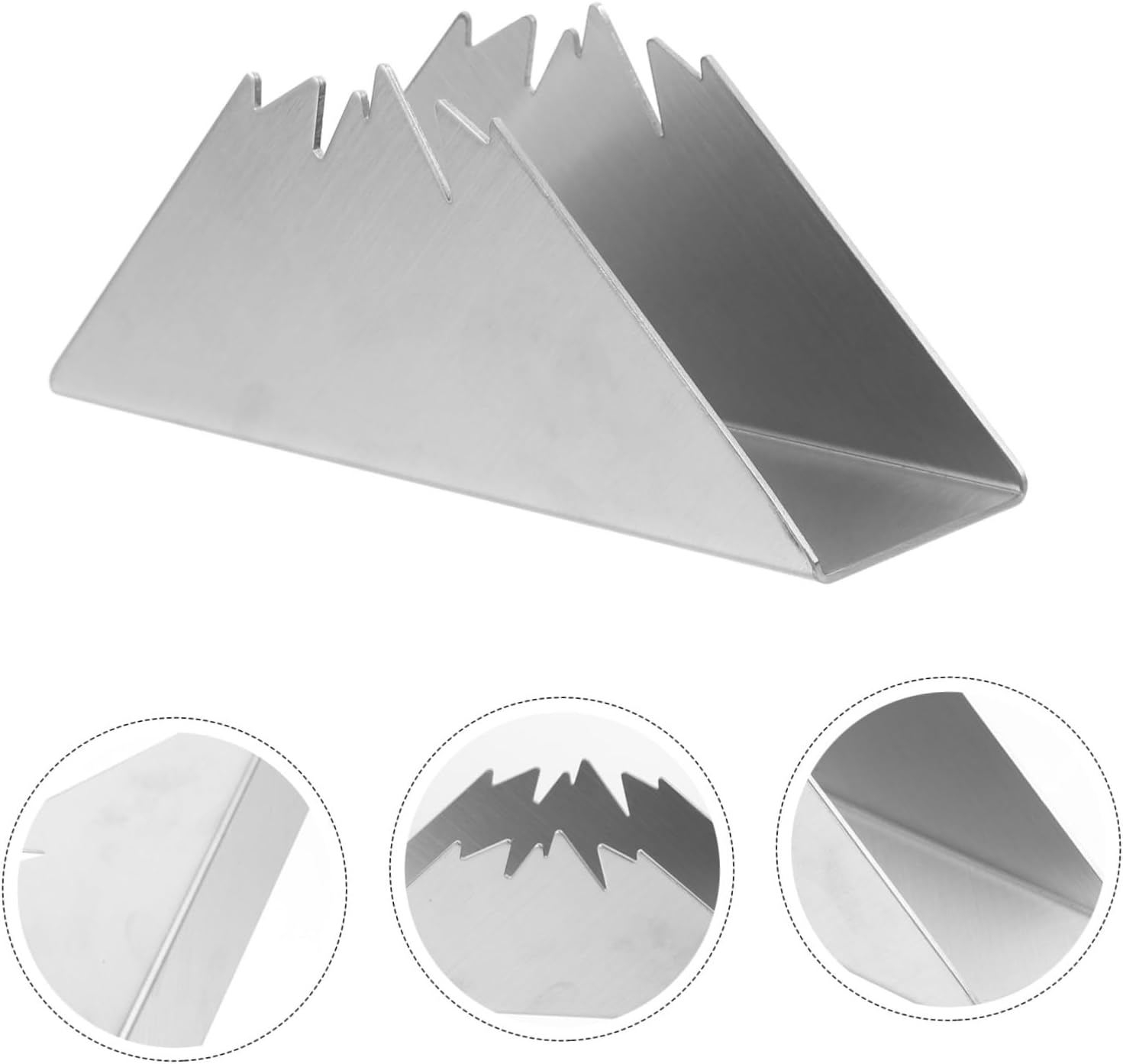 NAMOARY Rustic Stainless Steel Napkin Holder