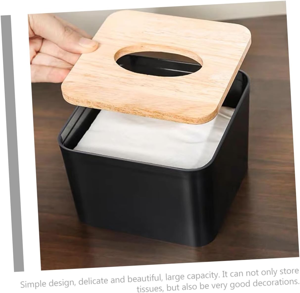 Holibanna Tissue Box Decorative Napkin Organizer