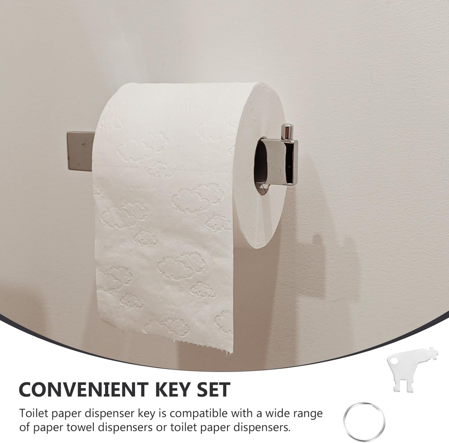 Multi-Functional Paper Dispenser Keys for Home or Business jojofuny