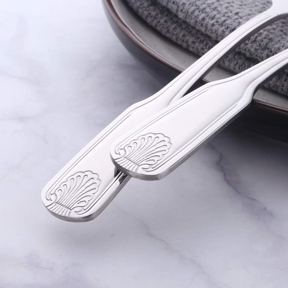 BUYUSE 78 Inch Dinner Fork Set 12 Piece Stainless Steel