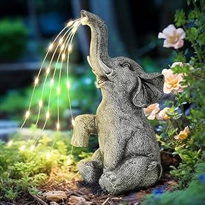 GIGALUMI Solar Garden Decor Waterin...