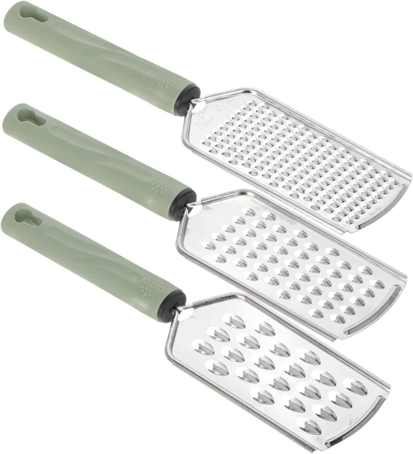 DECHOUS 3-Piece Stainless Steel Grater Set