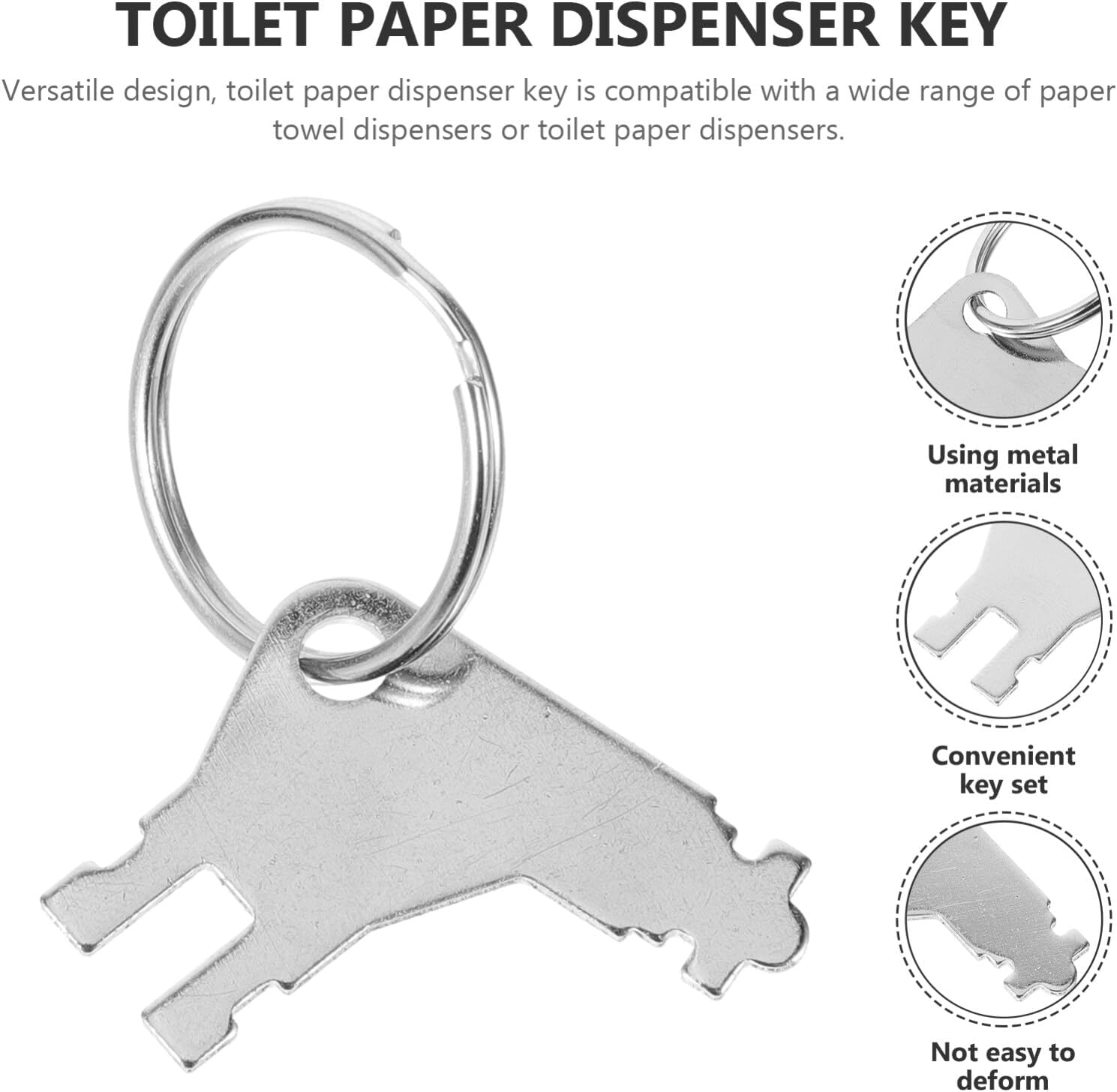Multi-Functional Paper Dispenser Keys for Home or Business jojofuny