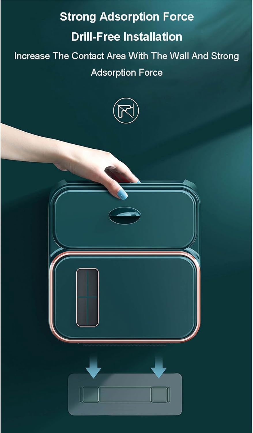 Space-Saving Wall-Mounted Toilet Paper Dispenser