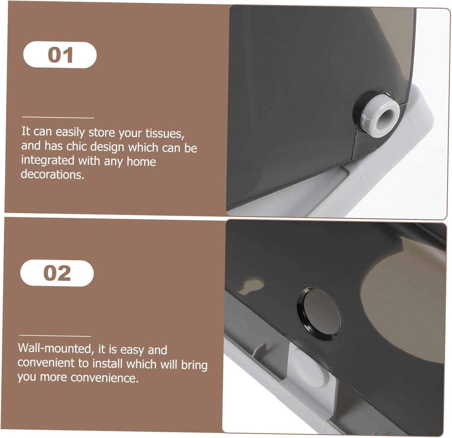 HEALLILY Shop Towel Holder - Long-Lasting Touchless Wardrobe Solution
