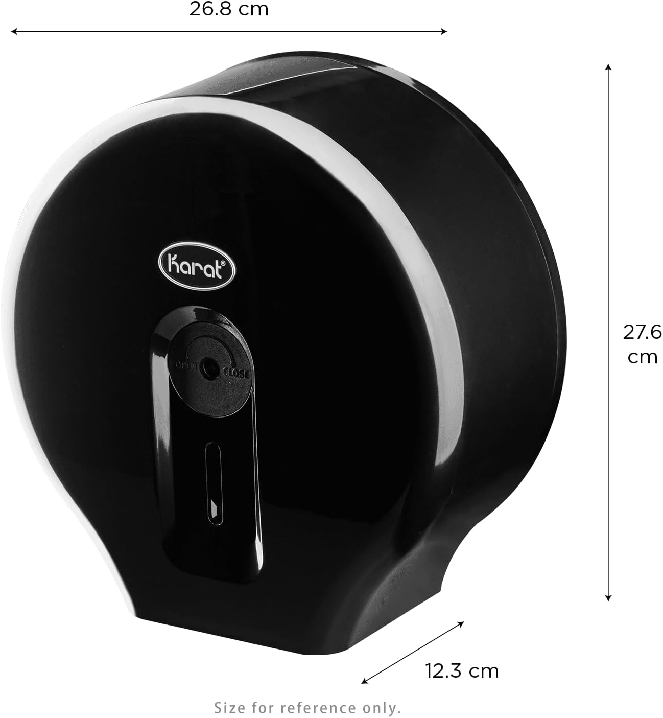 Wall-Mounted Jumbo Tissue Dispenser - Karaoh Jumbo Roll Tissue Dispo with 10 Roll
